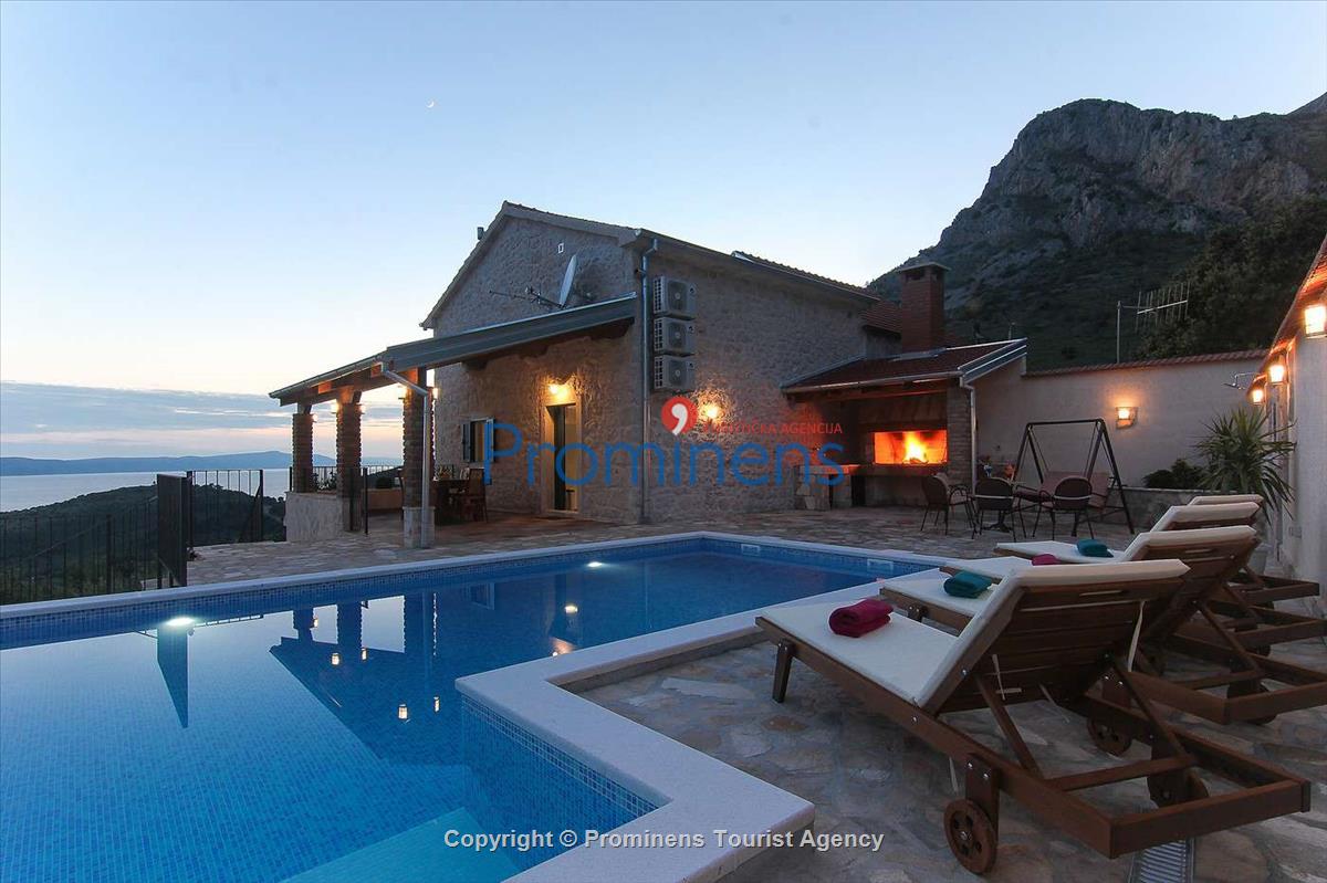 Ferienhaus Mia mit Pool in Živogošće -  Makarska Riviera-Kroatien Urlaub