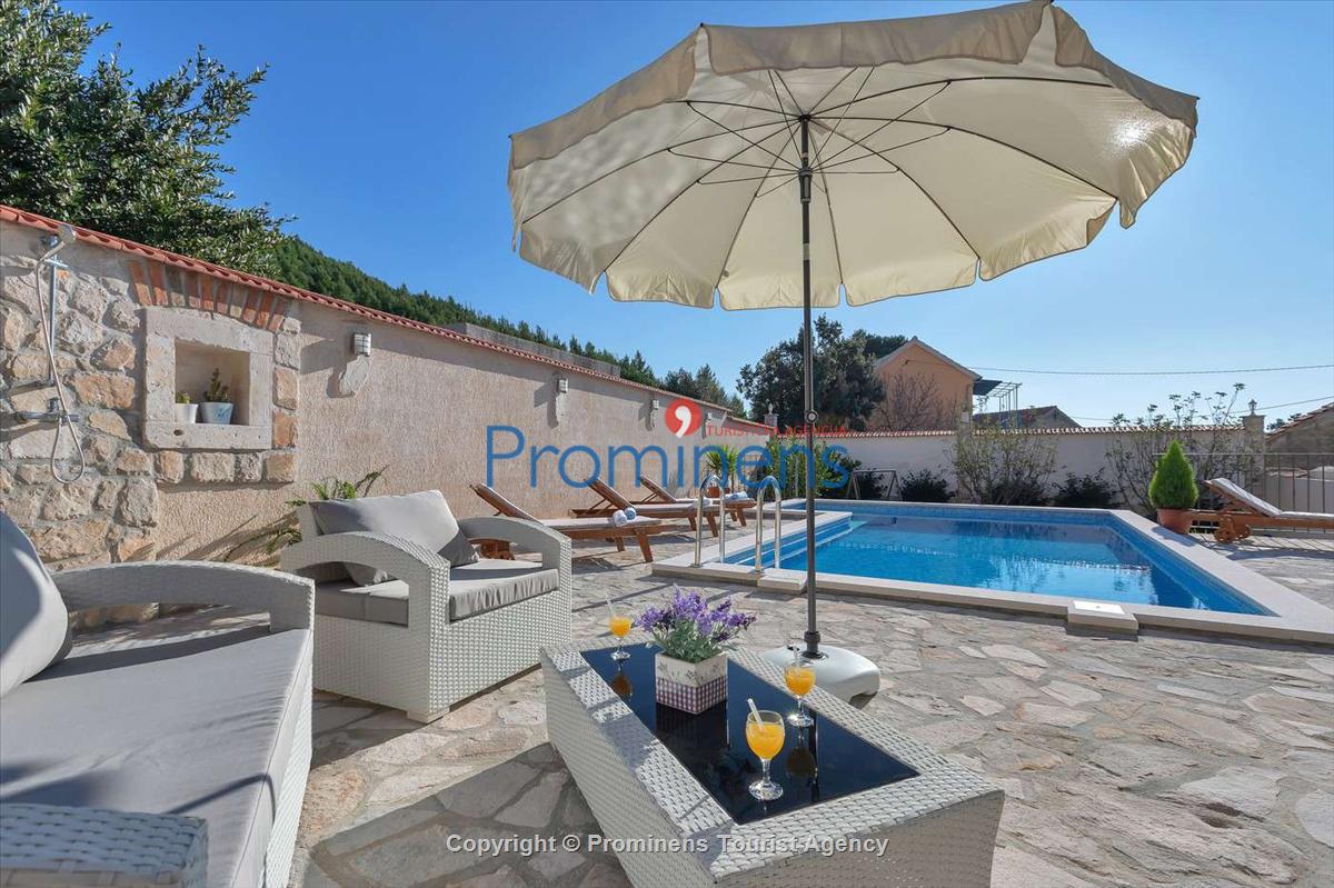Ferienhaus Mia mit Pool in Živogošće -  Makarska Riviera-Kroatien Urlaub