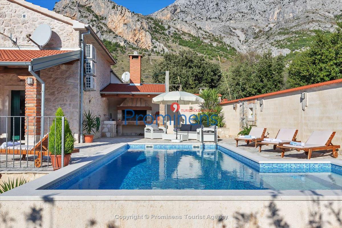 Ferienhaus Mia mit Pool in Živogošće -  Makarska Riviera-Kroatien Urlaub