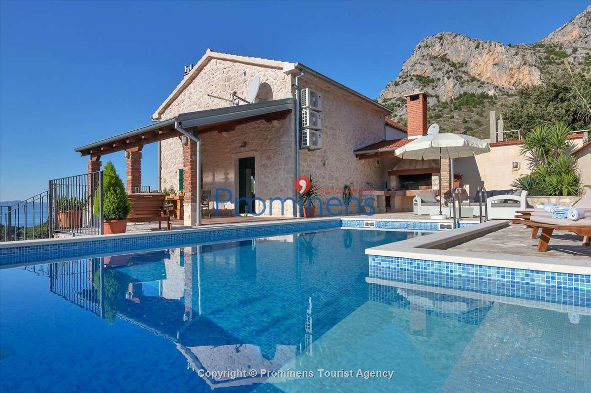 Ferienhaus Mia mit Pool in Živogošće -  Makarska Riviera-Kroatien Urlaub