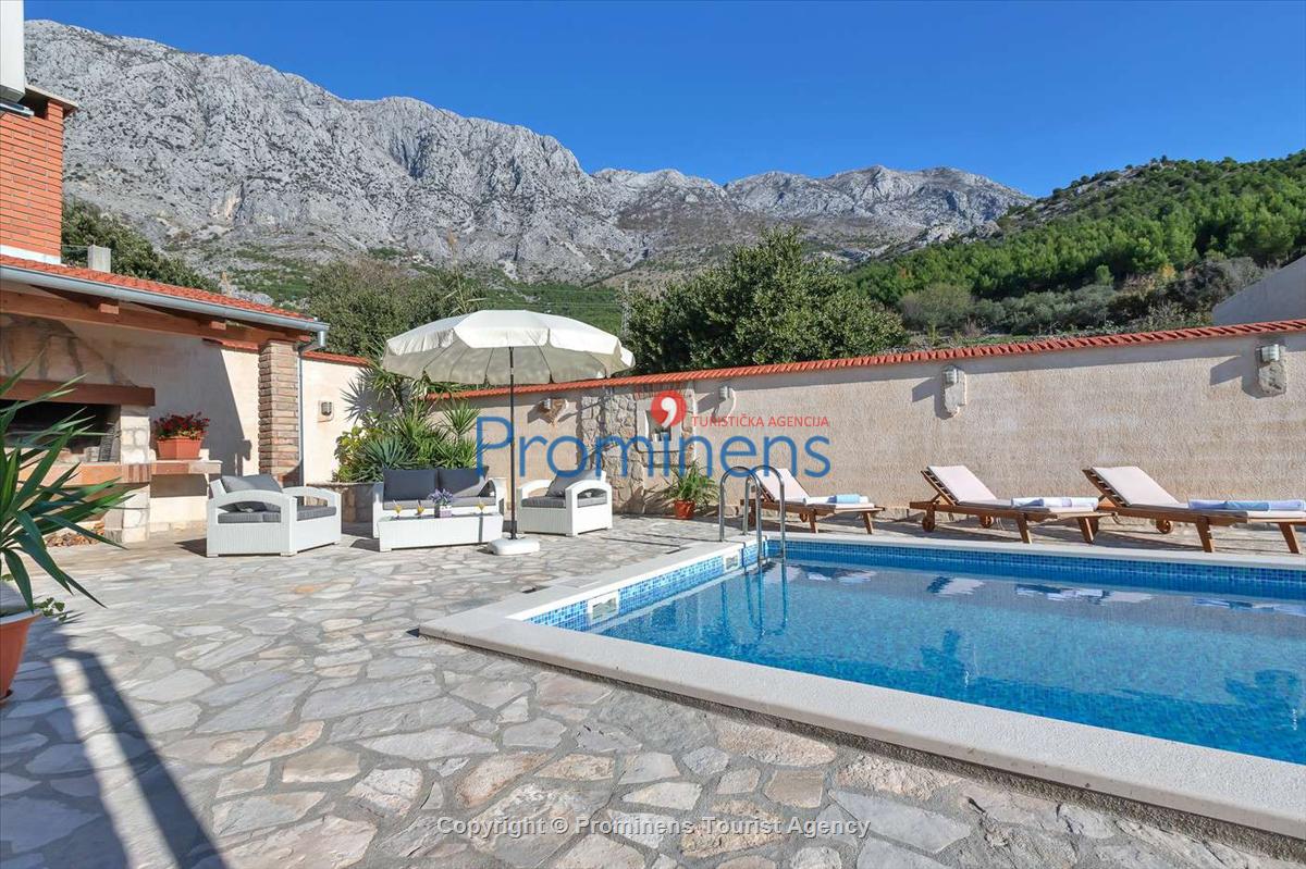 Ferienhaus Mia mit Pool in Živogošće -  Makarska Riviera-Kroatien Urlaub