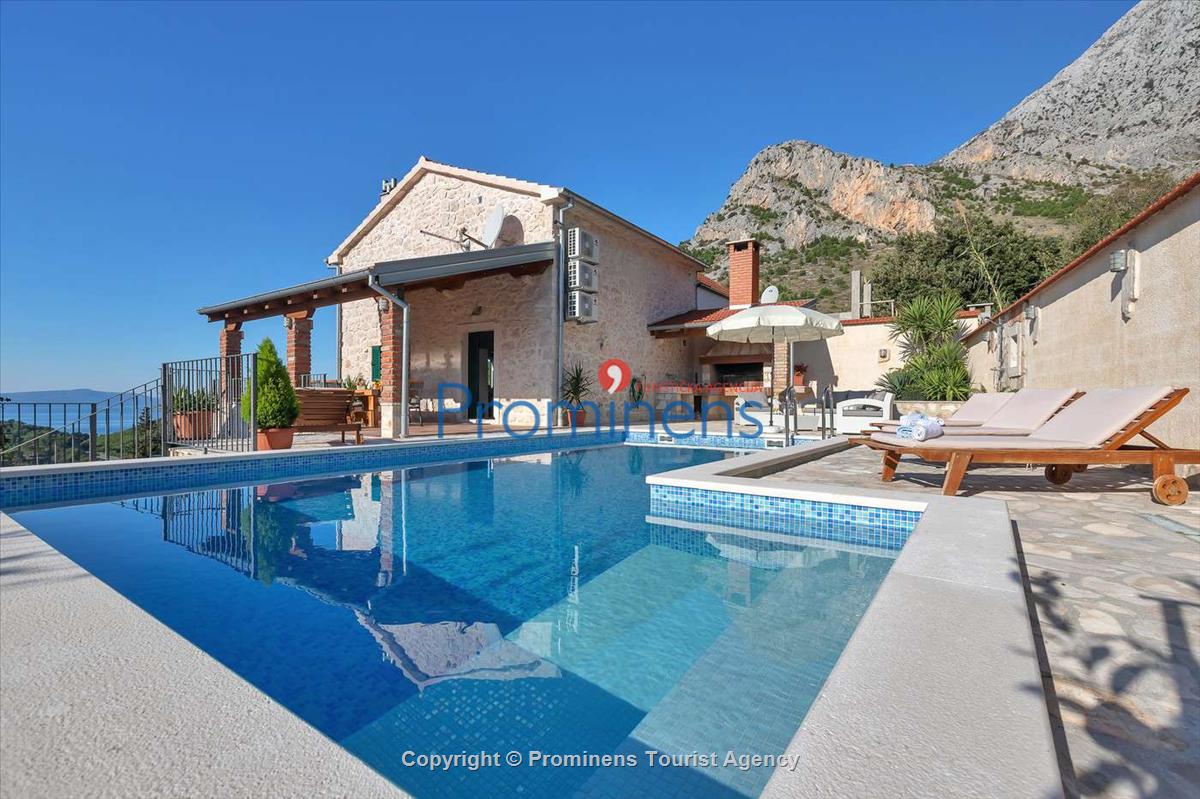 Ferienhaus Mia mit Pool in Živogošće -  Makarska Riviera-Kroatien Urlaub