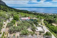 Alleinstehendes Ferienhaus Tome mit Meerblick oberhalb von Makarska