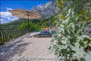 Alleinstehendes Ferienhaus Tome mit Meerblick oberhalb von Makarska