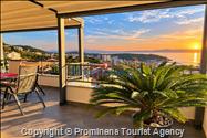 Penthouse apartman s whirlpoolom i pogledom na more, Makarska – 6 gostiju, 3 spavaće sobe