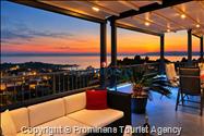 Penthouse apartman s whirlpoolom i pogledom na more, Makarska – 6 gostiju, 3 spavaće sobe