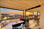 Penthouse apartman s whirlpoolom i pogledom na more, Makarska – 6 gostiju, 3 spavaće sobe