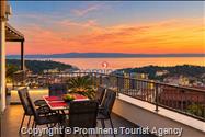 Penthouse apartman s whirlpoolom i pogledom na more, Makarska – 6 gostiju, 3 spavaće sobe