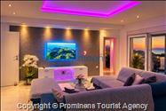 Penthouse apartman s whirlpoolom i pogledom na more, Makarska – 6 gostiju, 3 spavaće sobe