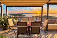 Penthouse apartman s whirlpoolom i pogledom na more, Makarska – 6 gostiju, 3 spavaće sobe