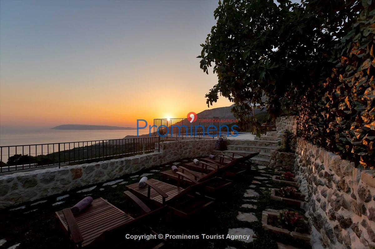 Fereinhaus Stina mit Pool und Meerblick in Tučepi - Makarska Riviera -Kroatien mieten