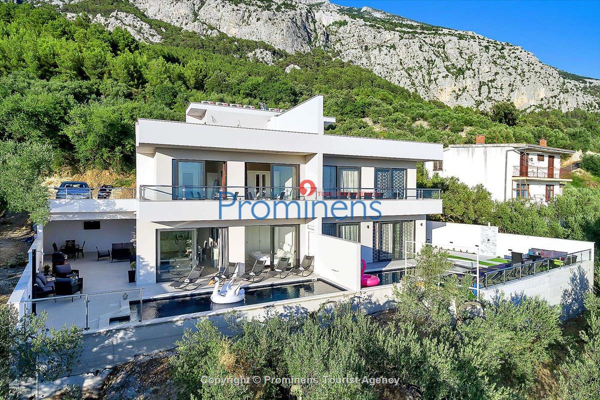 Makarska Villa Anja mit beheiztem Pool und Meerblick - Drei Schlafzimmer, der perfekte Familienurlaub