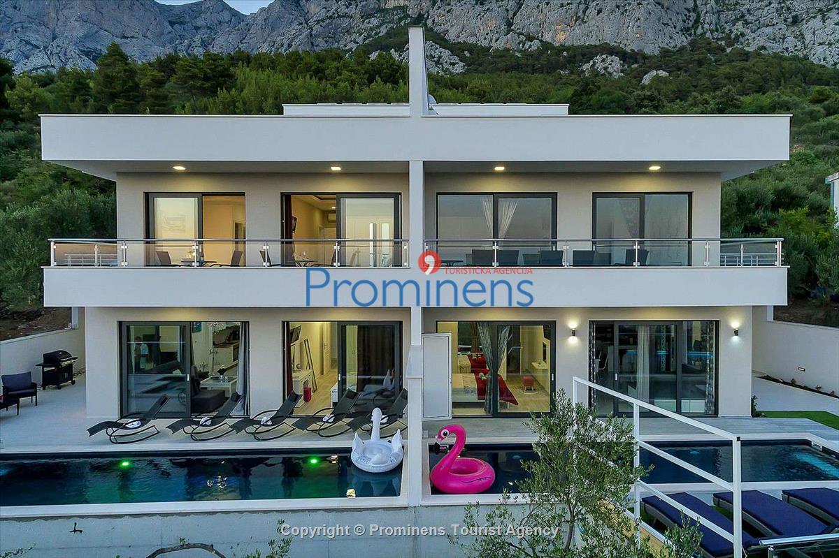 Makarska Villa Anja mit beheiztem Pool und Meerblick - Drei Schlafzimmer, der perfekte Familienurlaub