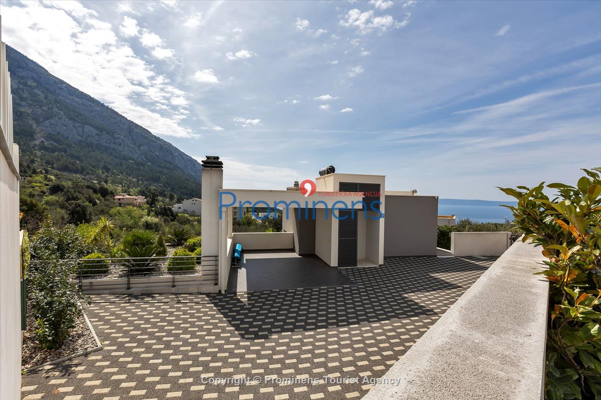 Ferienhaus Villa Oscar in Makarska mit beheiztem Pool Terrasse und Meerblick- ruhiger Familienurlaub