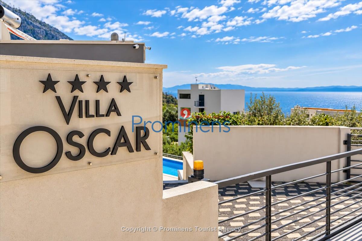 Villa Oscar Makarska – bazen, whirlpool, jacuzzi, pogled na more, 6 osoba