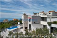 Ferienhaus Villa Oscar in Makarska mit beheiztem Pool Terrasse und Meerblick- ruhiger Familienurlaub