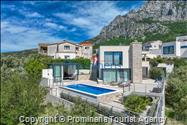 Ferienhaus Villa Oscar in Makarska mit beheiztem Pool Terrasse und Meerblick- ruhiger Familienurlaub