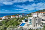 Ferienhaus Villa Oscar in Makarska mit beheiztem Pool Terrasse und Meerblick- ruhiger Familienurlaub