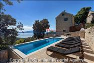 Ferienhaus Barbarella mit beheiztem Pool in Zaostrog - Makarska Riviera- vier Schlafzimmer 