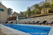 Ferienhaus Barbarella mit beheiztem Pool in Zaostrog - Makarska Riviera- vier Schlafzimmer 