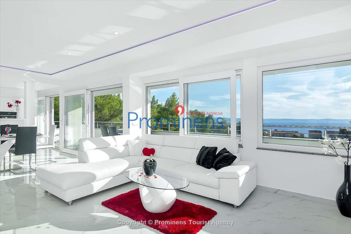 Penthouse Ferienwohnung mit Meerblick und drei Schlafzimmern in Makarska mieten