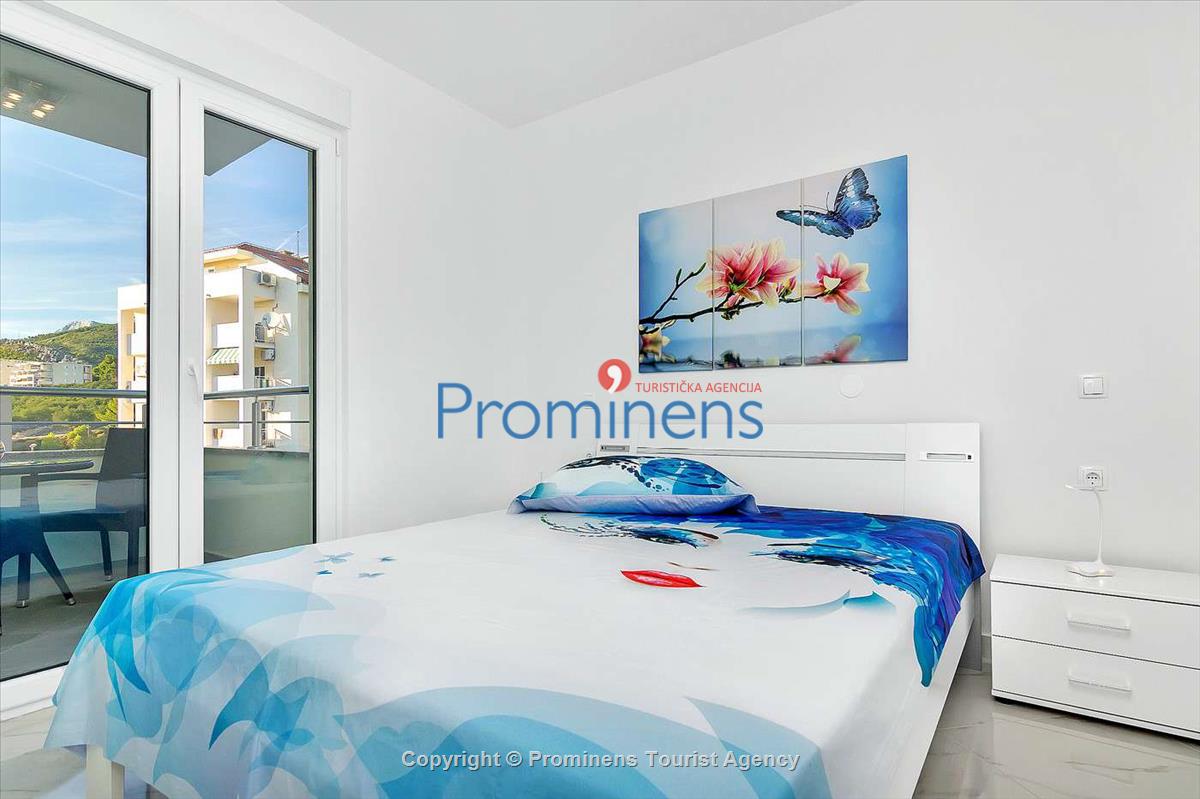 Penthouse Ferienwohnung mit Meerblick und drei Schlafzimmern in Makarska mieten