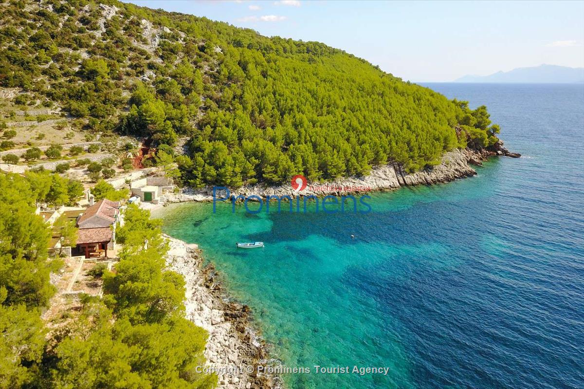 Secluded beachfront holiday home Rubin Hvar