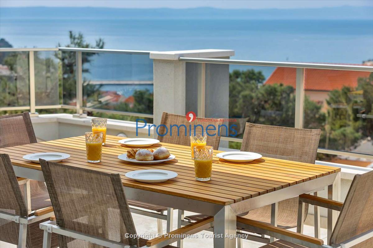 Luxus Penthouse City view oberhalb der Altstadt von Makarska mit Meerblick und erstklassiger Ausstattung