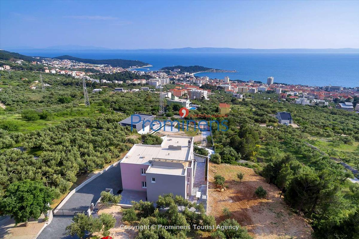 Luxus Ferienhaus Villa Astra mit beheiztem Pool und Meerblick in Makarska mieten