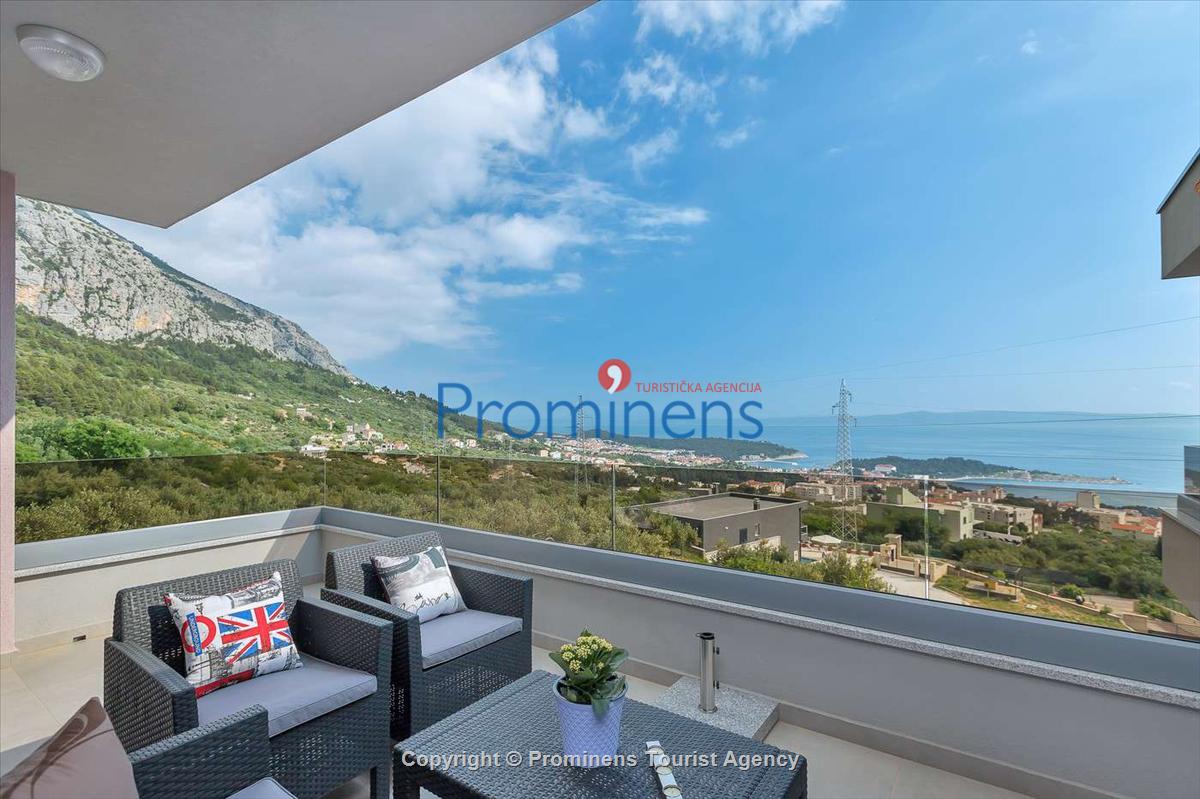 Luxus Ferienhaus Villa Astra mit beheiztem Pool und Meerblick in Makarska mieten