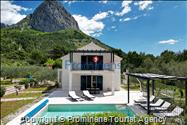 Modernes Ferienhaus Blue Stone mit beheiztem Pool in Zaostrog  Makarska Riviera,  Familienurlaub in Kroatien