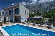 Ferienhaus Villa SMART mit Pool in Makarska - Drei Schlafzimmer und Meerblick