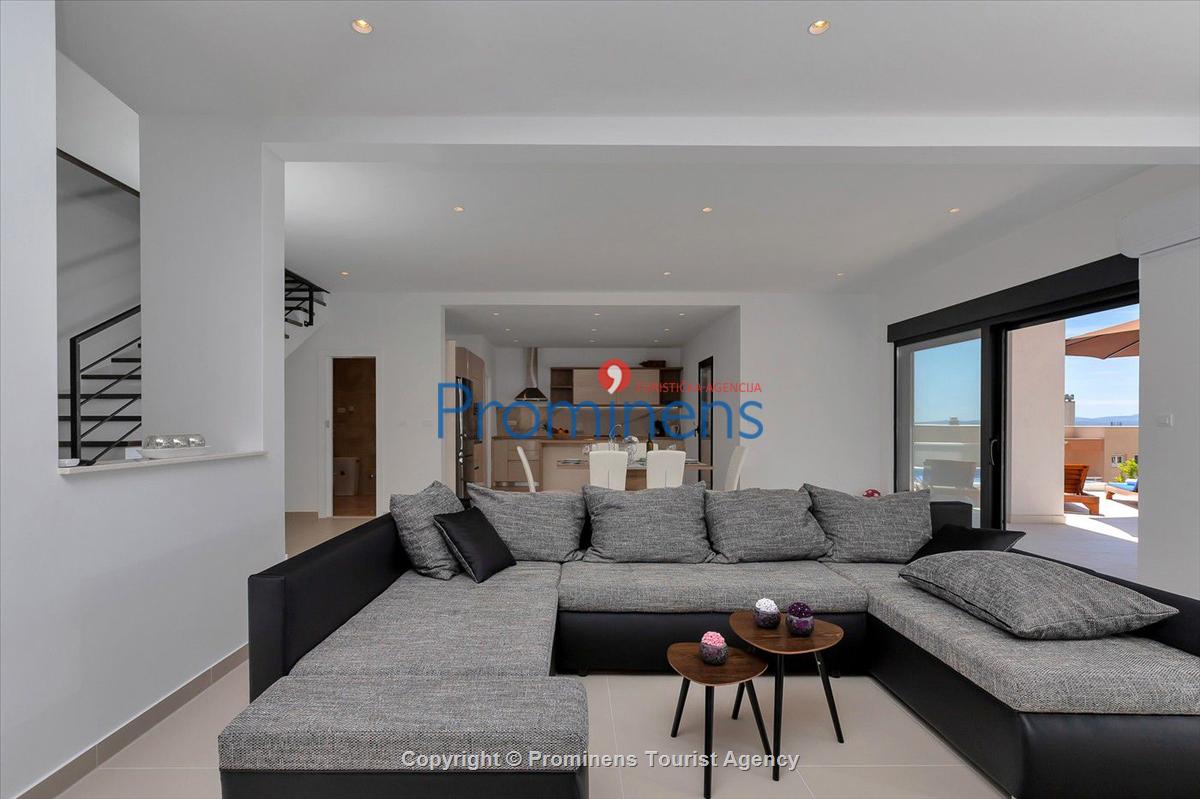 Ferienhaus Villa E mit Pool un Meerblick bei Baška Voda , Makarska Riviera  Dalmatien mieten