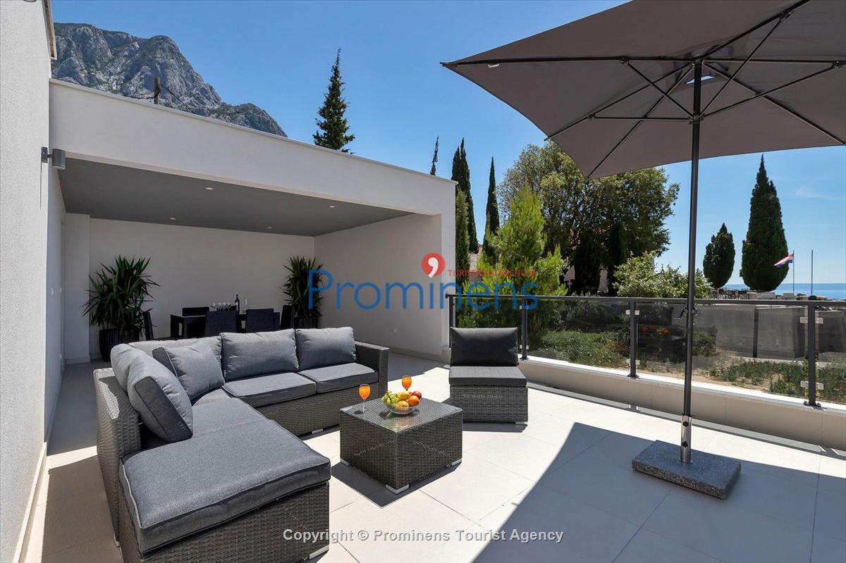 Ferienhaus Villa E mit Pool un Meerblick bei Baška Voda , Makarska Riviera  Dalmatien mieten