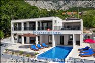 Ferienhaus Villa E mit Pool un Meerblick bei Baška Voda , Makarska Riviera  Dalmatien mieten