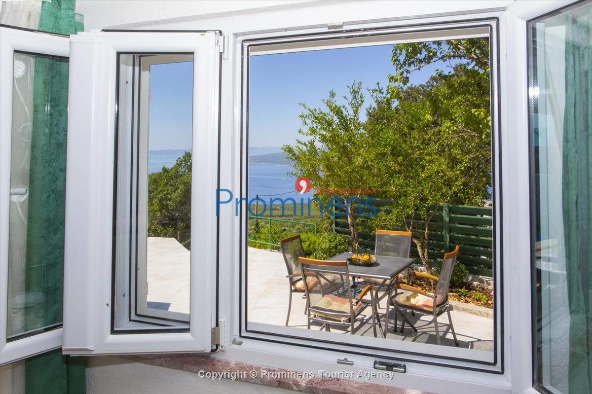 Ferienhaus Giran mit Pool und Meerblick in Bast  Makarska Riviera  Dalmatien;  Kroatien, Urlaub