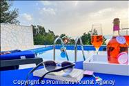 Ferienhaus Giran mit Pool und Meerblick in Bast, Makarska Riviera, Dalmatien - Kroatien Urlaub