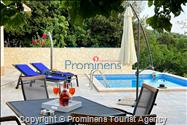 Ferienhaus Giran mit Pool und Meerblick in Bast, Makarska Riviera, Dalmatien - Kroatien Urlaub