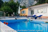 Ferienhaus Giran mit Pool und Meerblick in Bast, Makarska Riviera, Dalmatien - Kroatien Urlaub
