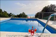 Ferienhaus Giran mit Pool und Meerblick in Bast, Makarska Riviera, Dalmatien - Kroatien Urlaub