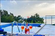 Ferienhaus Giran mit Pool und Meerblick in Bast, Makarska Riviera, Dalmatien - Kroatien Urlaub