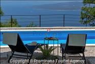 Modernes Ferienhaus Villa Alta Vista mit Pool  Meerblick bei Baska Voda  Makarska Riviera  