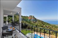 Modernes Ferienhaus Villa Alta Vista mit Pool  Meerblick bei Baska Voda  Makarska Riviera  