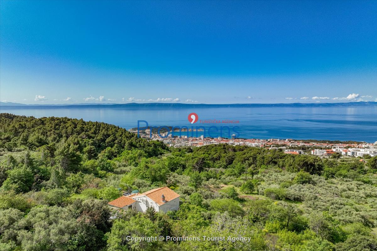 Alleinstehende Villa mit Pool in Makarska, Atemberaubende Natur, Meerblick und beheizter Pool