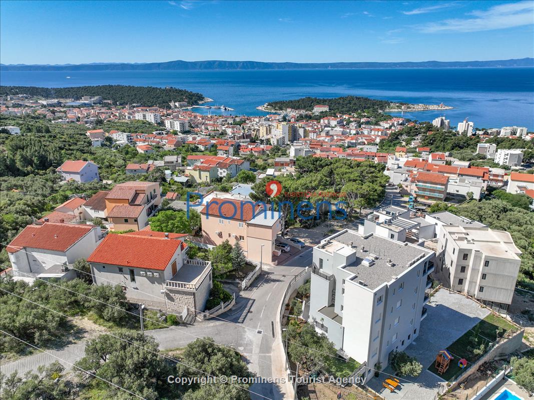 Ferienwohnung Lavanda in Makarska – eine komfortable Unterkunft mit zwei Schlafzimmern, Balkon und Aufzug