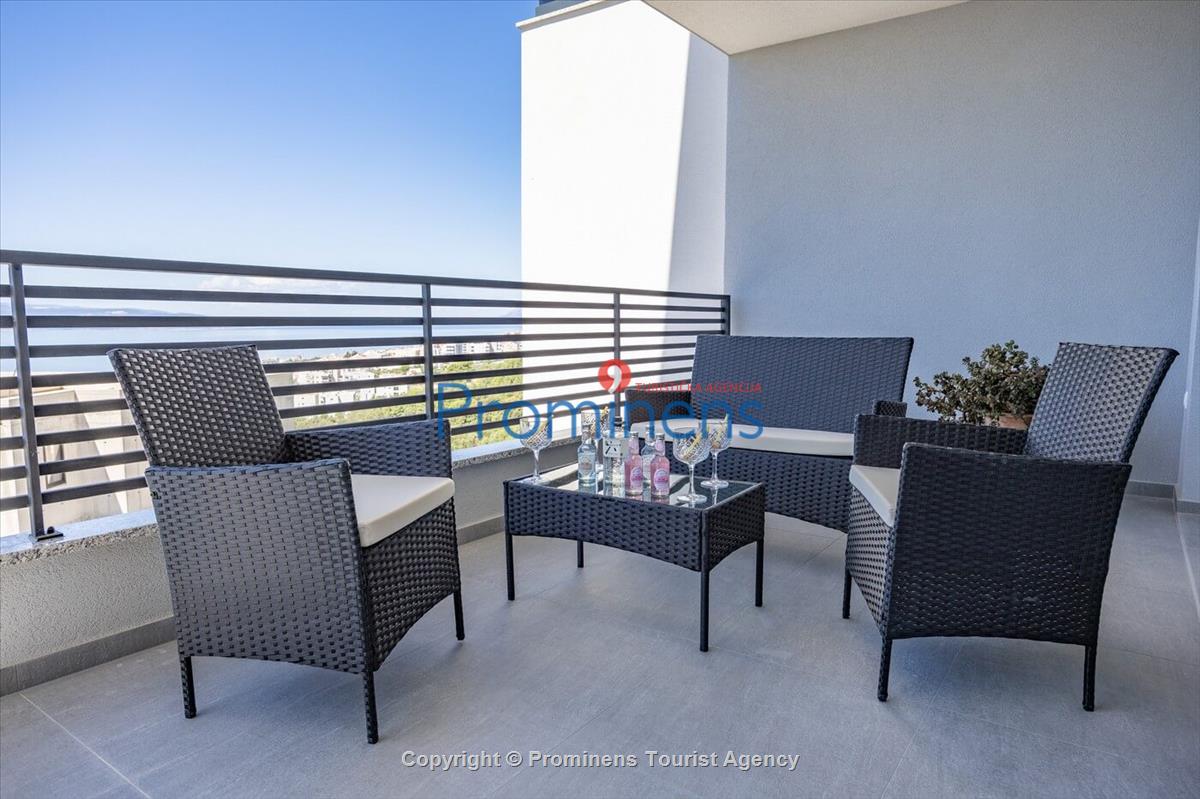 Ferienwohnung Biokovo in Makarska – eine komfortable Unterkunft mit zwei Schlafzimmern, Balkon und Aufzug