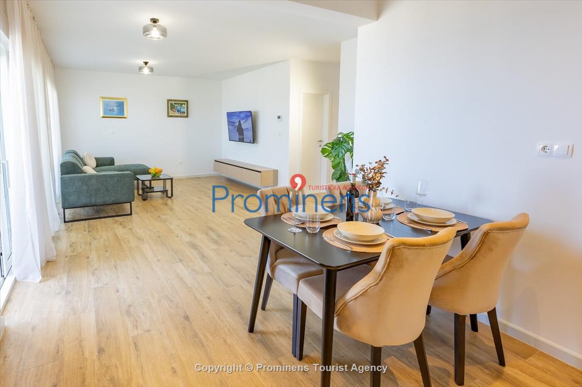 Ferienwohnung Biokovo in Makarska – eine komfortable Unterkunft mit zwei Schlafzimmern, Balkon und Aufzug