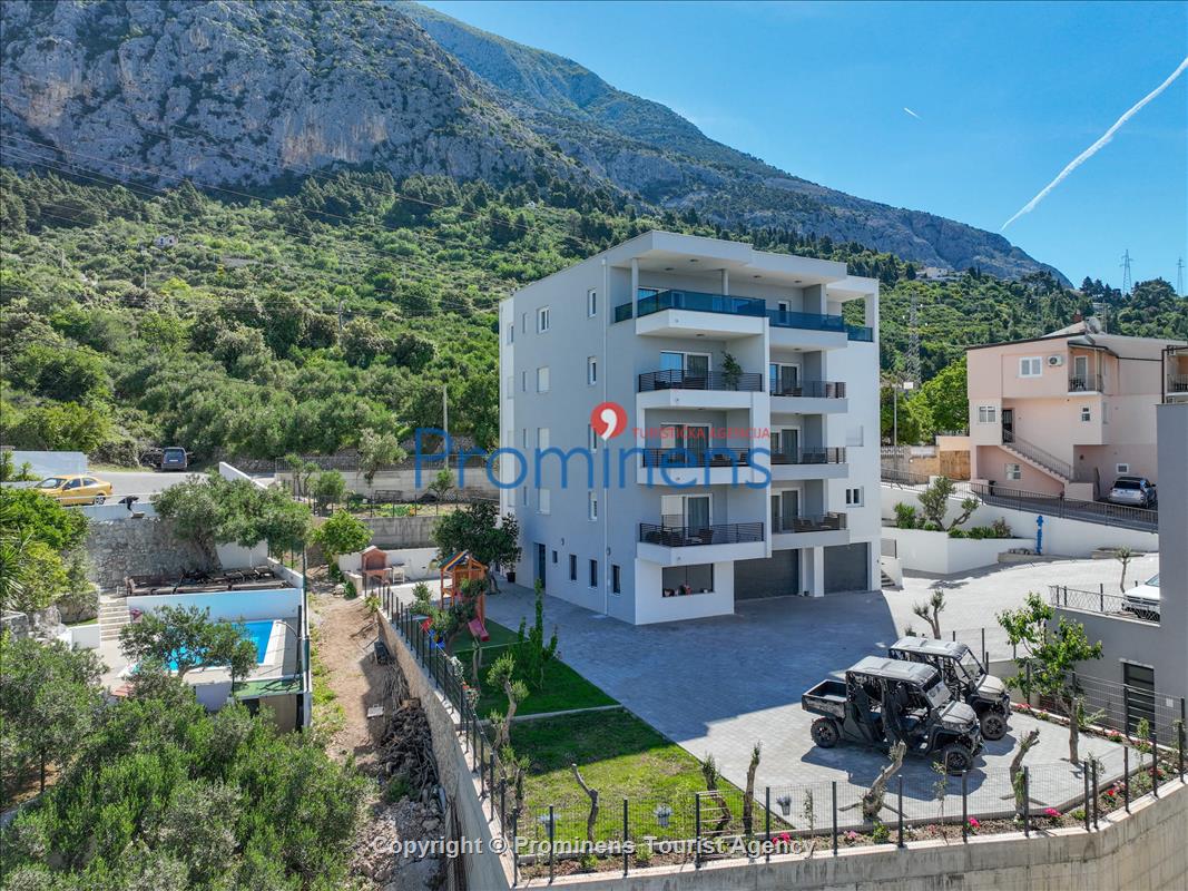 Ferienwohnung Biokovo in Makarska – eine komfortable Unterkunft mit zwei Schlafzimmern, Balkon und Aufzug